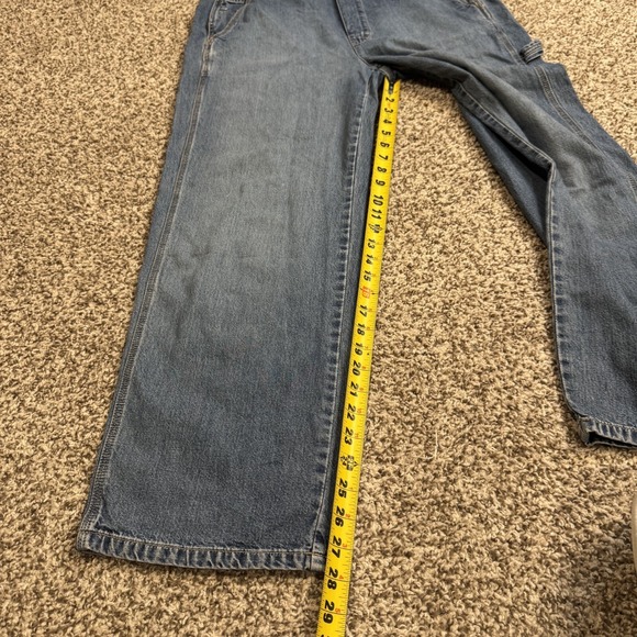 Y2K Overalls Women's Size M Blue Baggy Oversized Gap Carpenter 2000 VTG - Picture 11 of 11